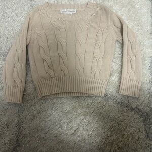 TBBC Beige Cable Knit Sweater
